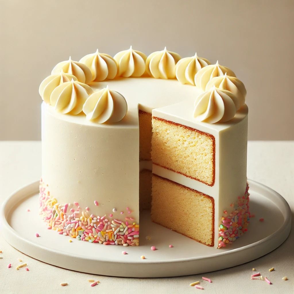 Vanilla sponge 6"