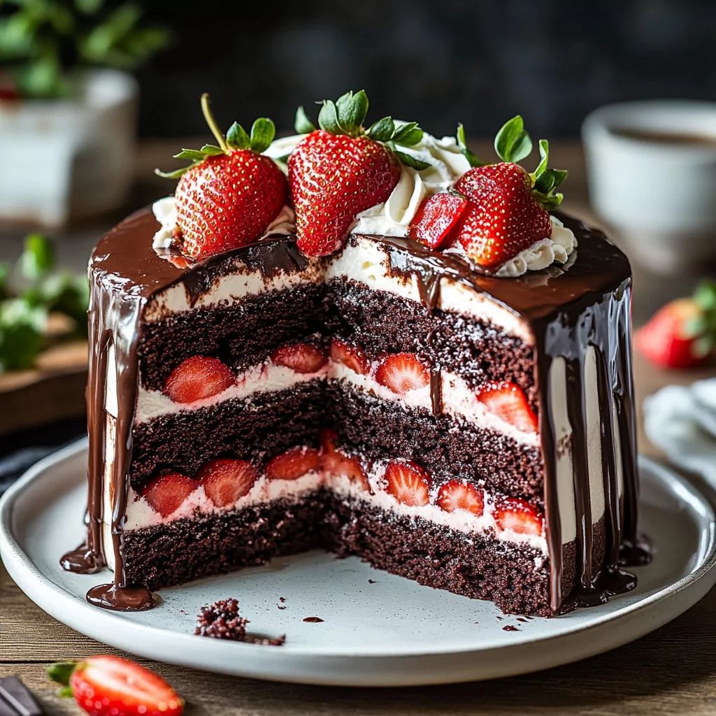 Chocolate cake slice